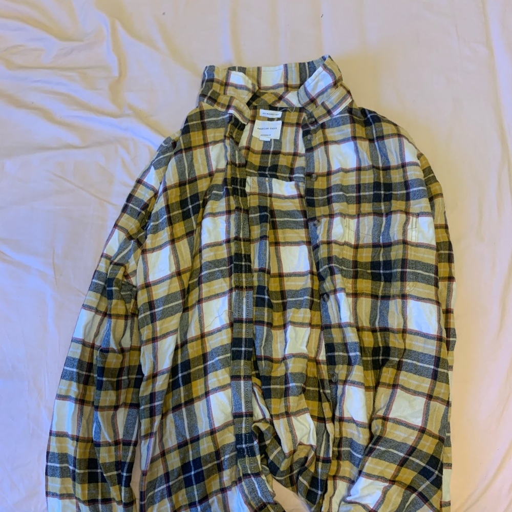 AMERICAN EAGLE FLANNEL SIZE XL GENTLY USED